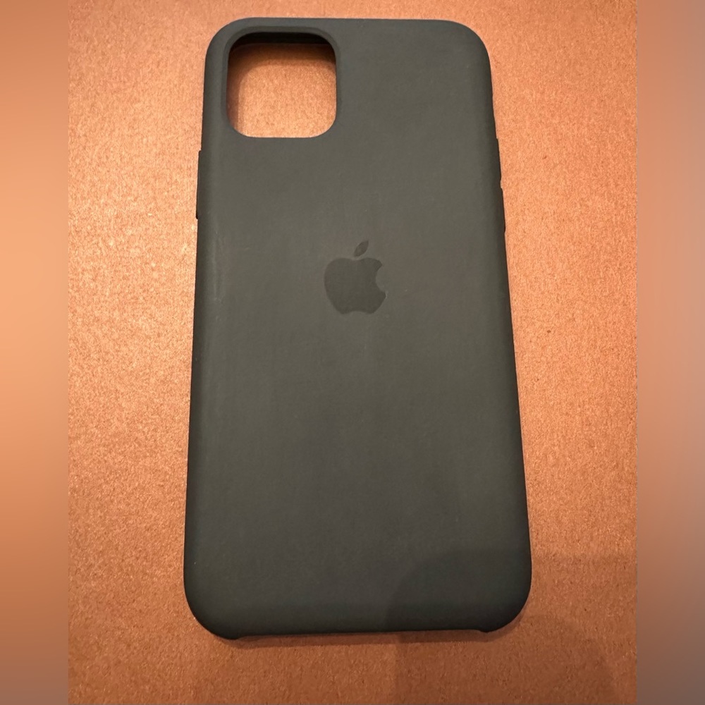 EUC Apple Silicone Black Case for iPhone 11 Pro.